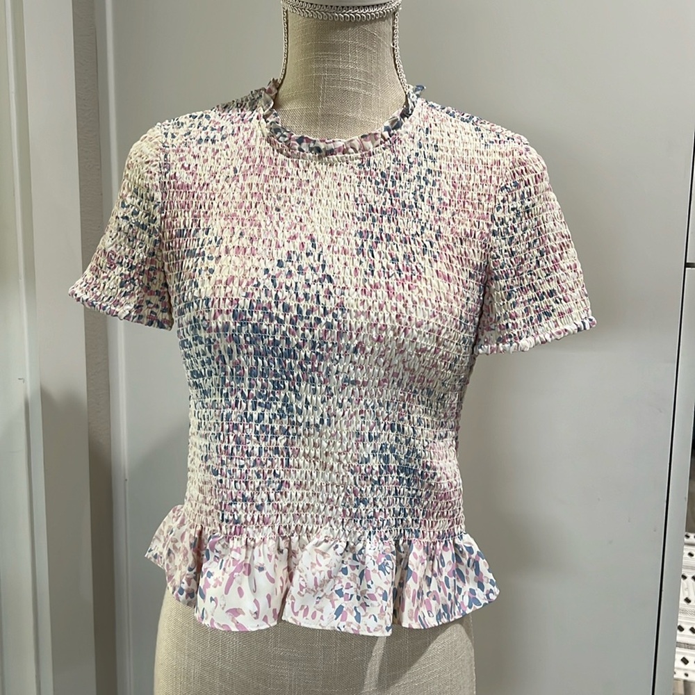 Express textured blouse